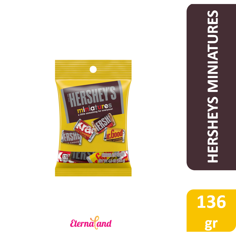 

Hershey's Miniatures 4.8 oz - cokelat hershey impor usa
