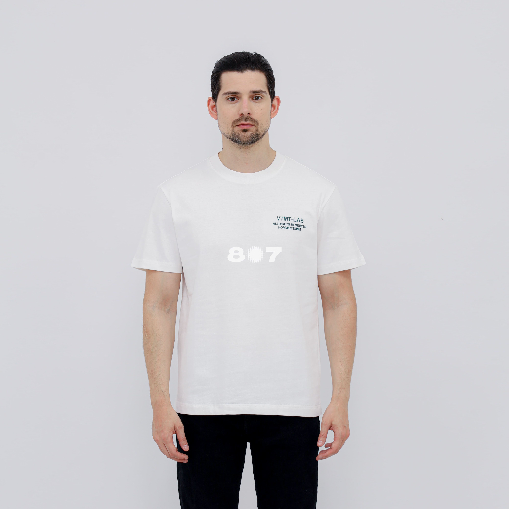 VTMT Tuft Lab Embroidery White Tee