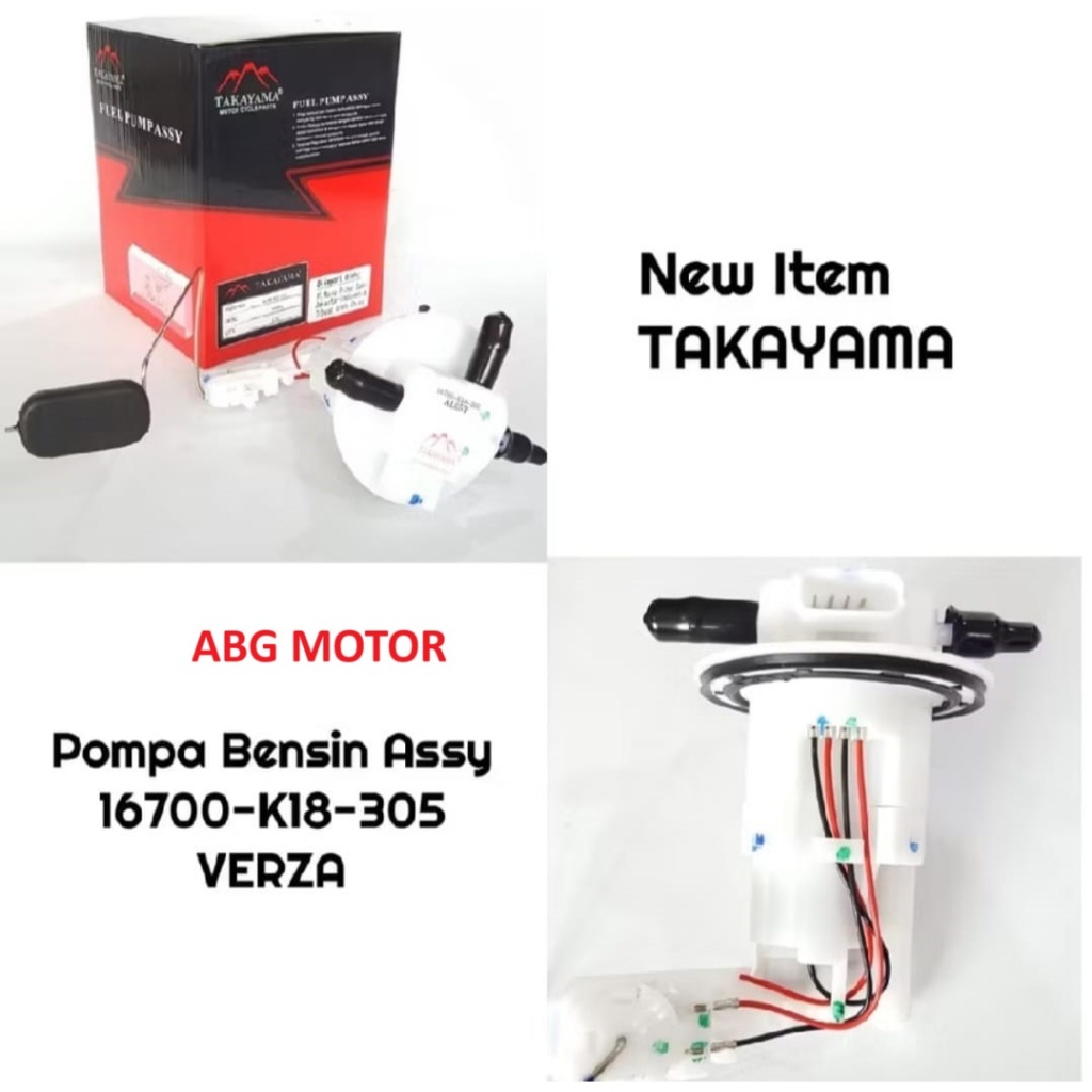 FUEL PUMP FUELPUMP POMPA INJEKSI VERZA OLD 2013 MERK TAKAYAMA