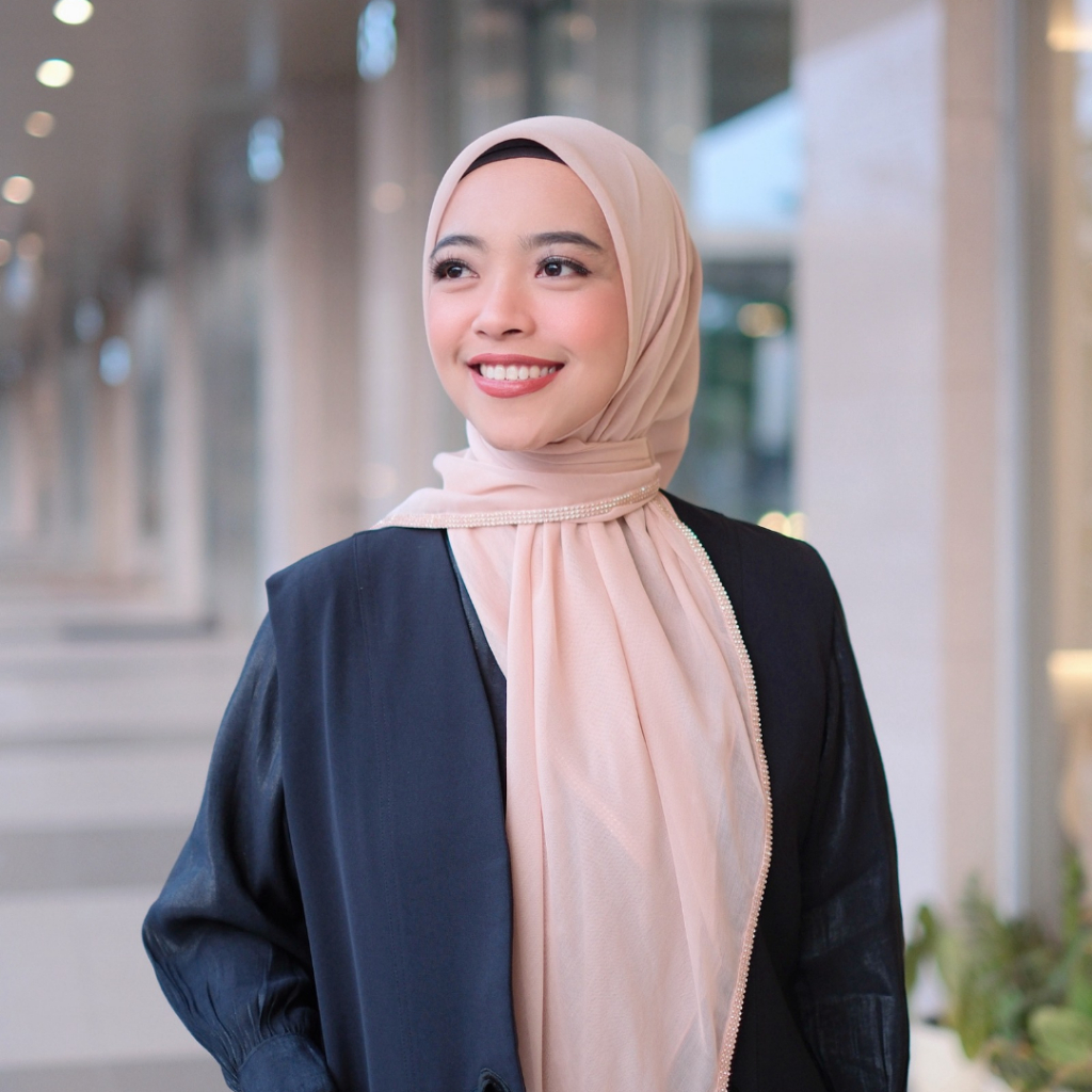 Syahrini Scarves - Vivi Medina Scarves Paris Japan Diamond Premium [Pastel Series]