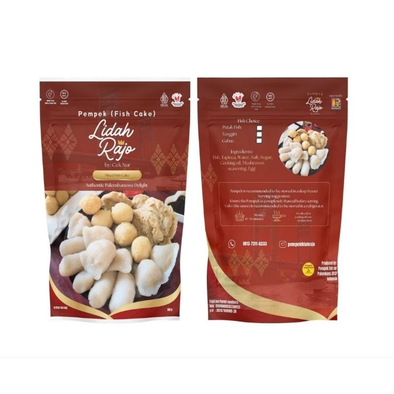 

pempek lidah rajo-Pempek campur(isi 20pcs)