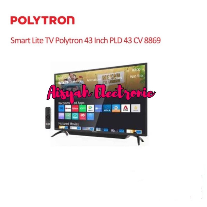 SMART TV POLYTRON 43 INCI FHD 43CV8869 GARANSI 5 TAHUN