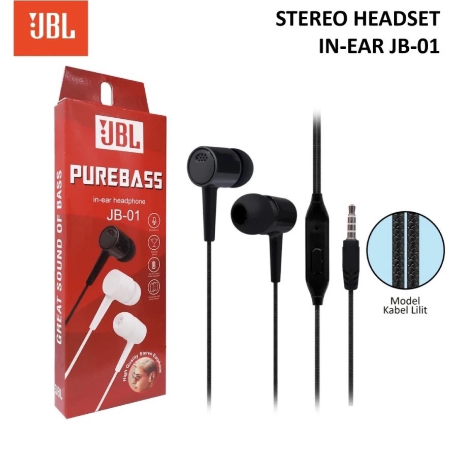 Handsfree Headset JBL Pure Bass / Headset earphone JBL