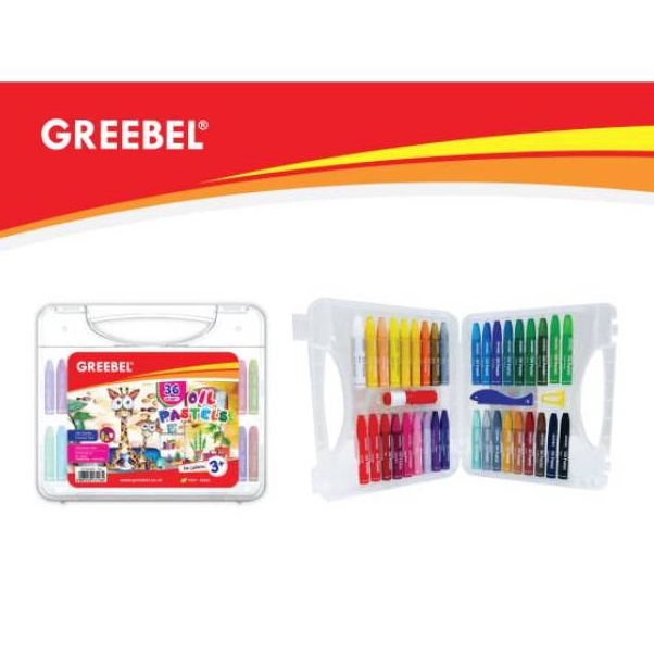 

ART A4G5 Crayon oil pastels greebel 36 warna HALAL dan KIDS