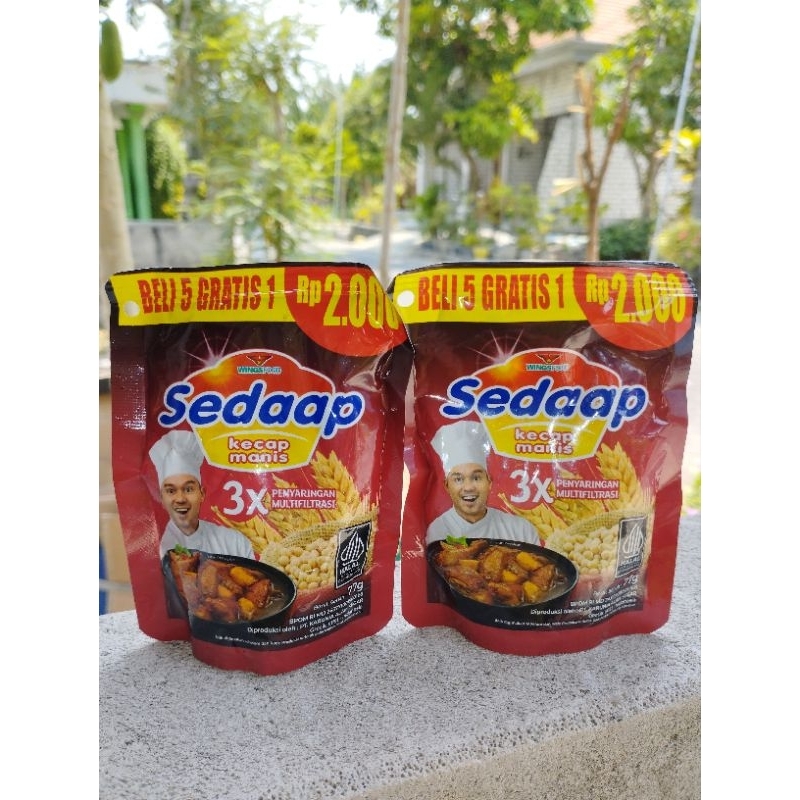 

Kecap sedaap 2000 Beli 5 Gratis 1 ( 6 pcs )