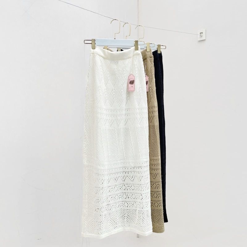 Rok Rajut Jaring dengan Furing / Pantai / Beach Skirt Bohemian Style