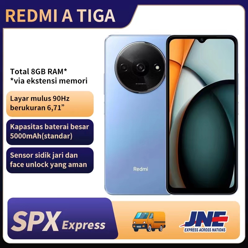 HP 100%ORI Redmi A3 SMART PHONE RAM 8GB/256GB GARANSI TOKO 1 TAHUN A3