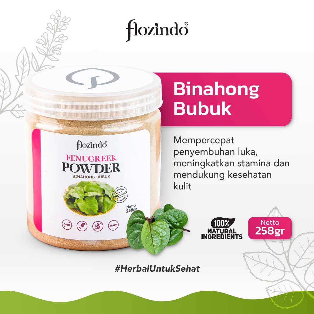 

Flozindo Binahong Powder / Binahong Bubuk – Obat Luka Operasi, Jerawat, Asam Urat & Darah Tinggi