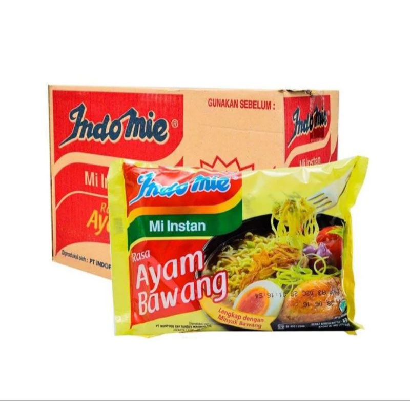 

Indomie Ayam Bawang Mie Instan [ 40 Pcs / 1 Dus ]