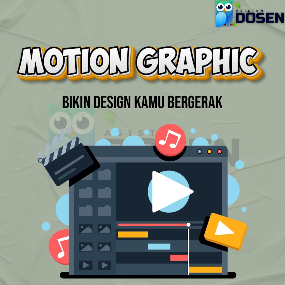 

ART C5G3 Motion Graphics Grafis Gerak Infografis Logo Tipografi Animasi loop User interface animation Animasi Ikon