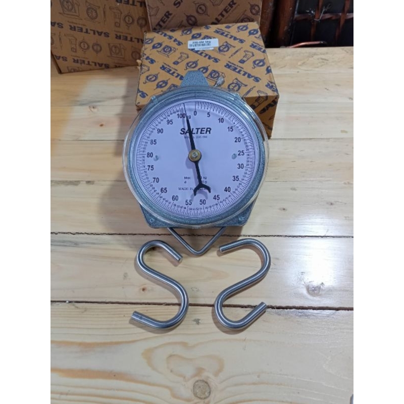 Timbangan Gantung Manual Jarum Salter 100kg Made in England