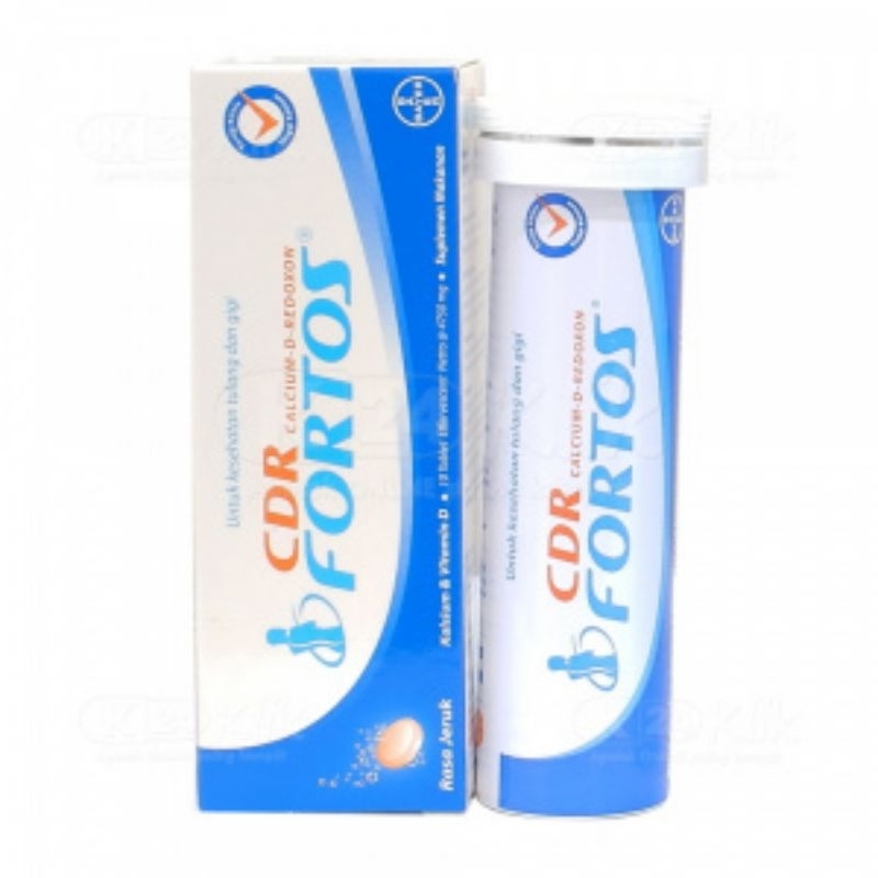 Cdr fortos 10 biji/suplemen tulang