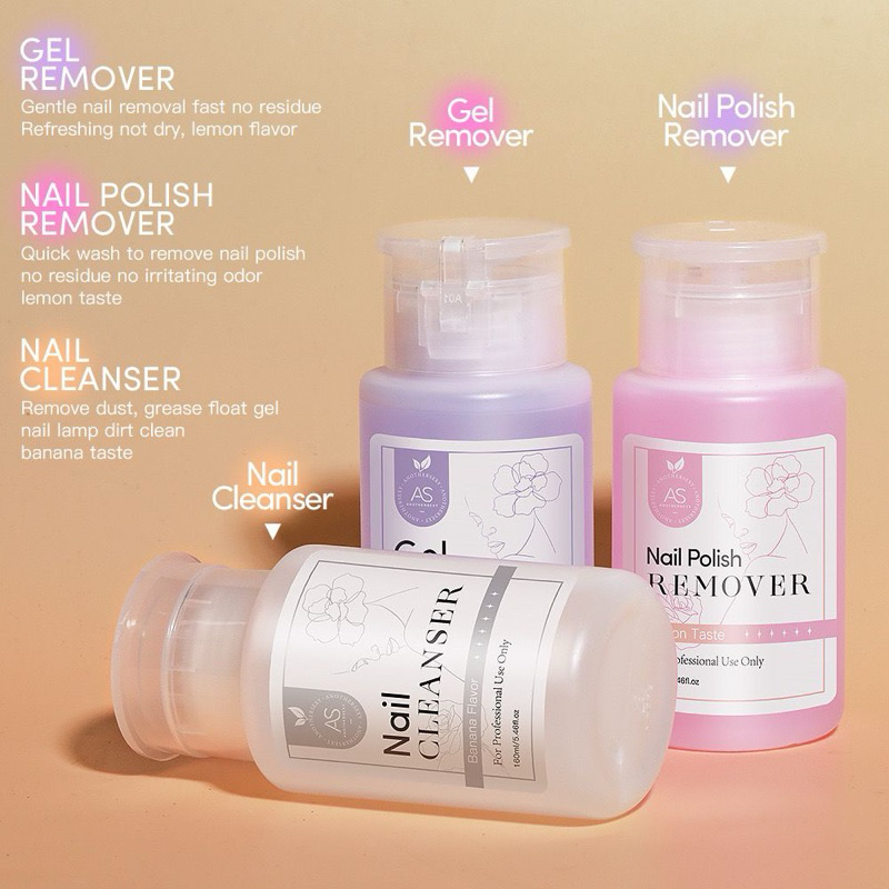 As Another sexy Nail cleanser Nail polish remover Gel remover 160ml Nail gel remover