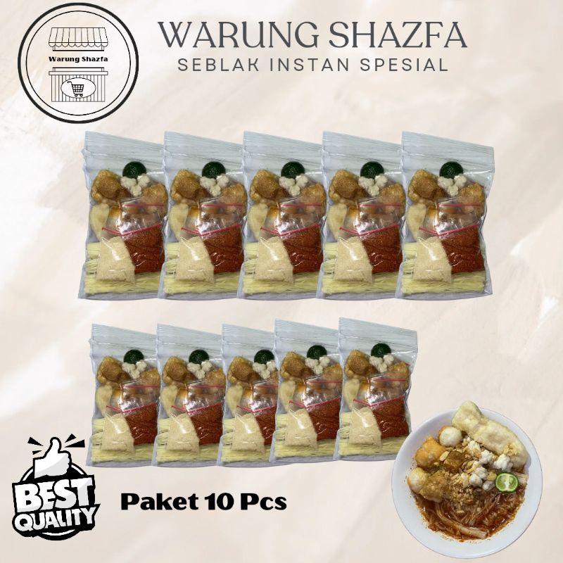 

CUANKI INSTAN KOMPLIT EXTRA MINYAK BAWANG / PAKET HEMAT 10 PACK