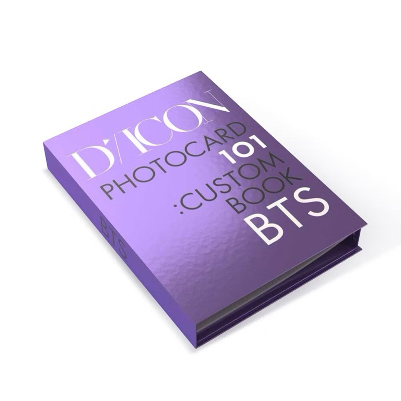 BTS - Dicon BTS Photocard 101 : Custom Book / Behind BTS since 2018 (2018-2021 in USA)