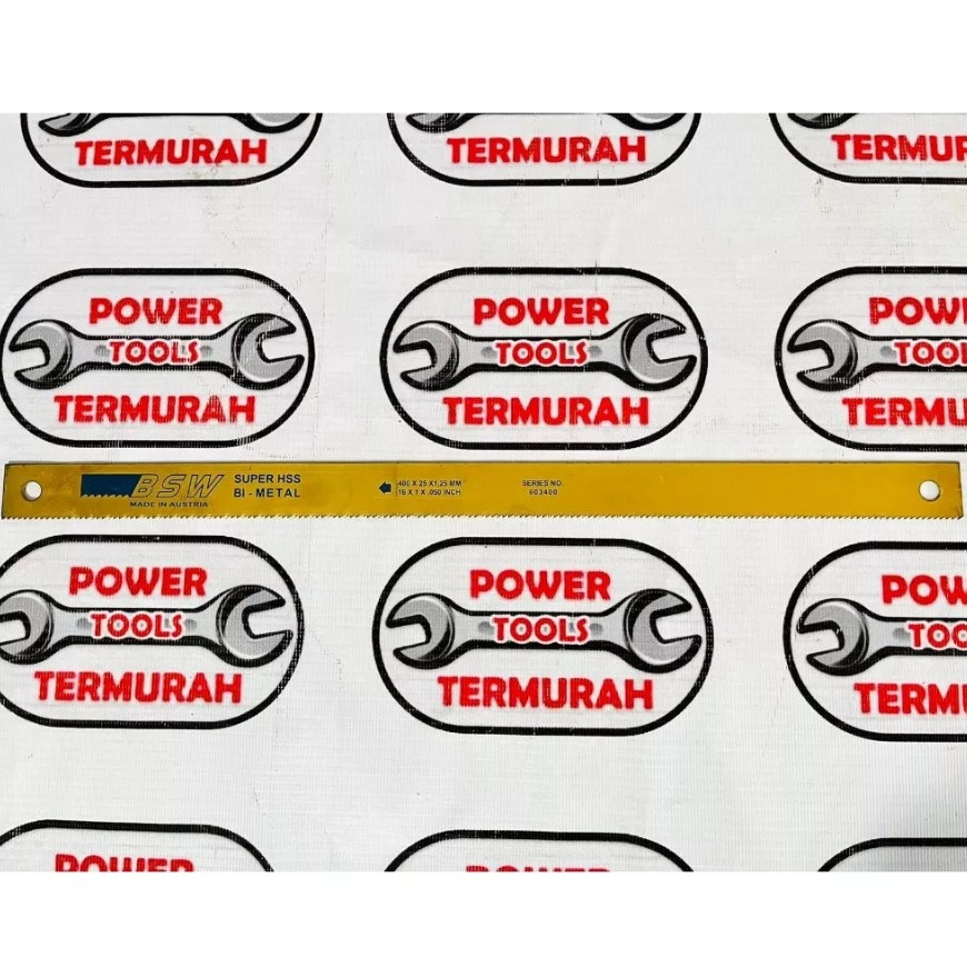 

Mata Gergaji Mesin 16" M400x25x1.25x10T BSW made ini AUSTRIA HSS GOLD