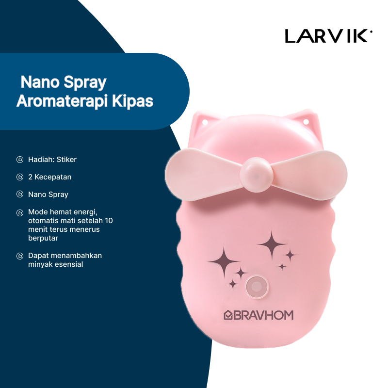Kipas Angin Mini Portable Nano Spray Aromaterapi
