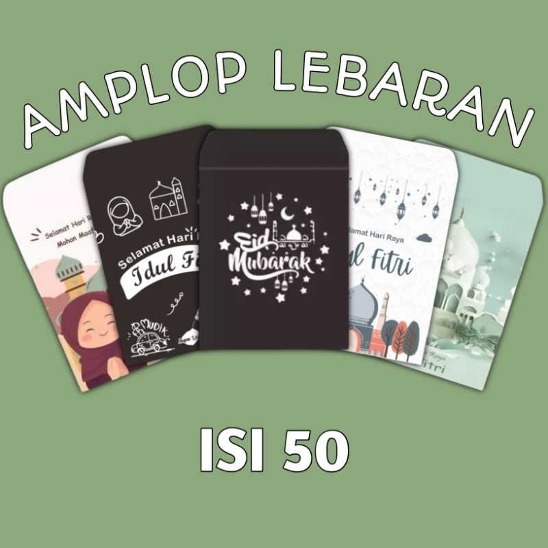 

AMPLOP LEBARAN ISI (50) / AMPLOP LEBARAN IDUL FITRI / AMPLOP LEBARAN UNIK / AMPLOP LEBARAN LUCU