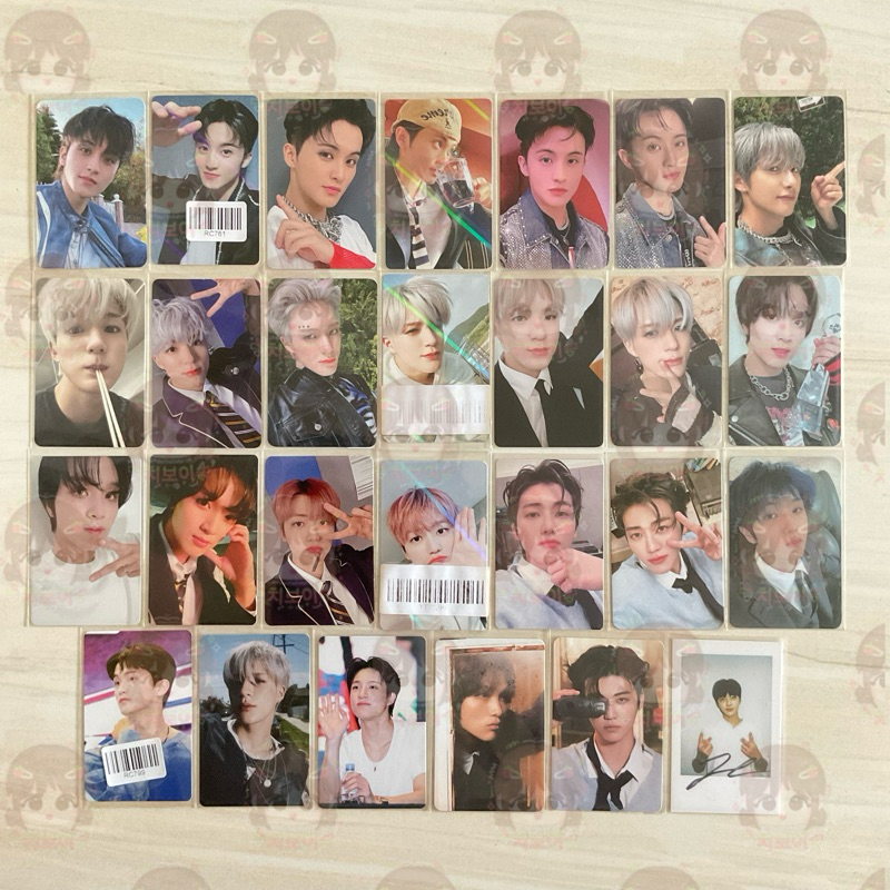 PHOTOCARD MARK RENJUN JENO HAECHAN JAEMIN JISUNG ISTJ POB EVERLINE KMS QR ONLINE FANSIGN WITHMUU KTO