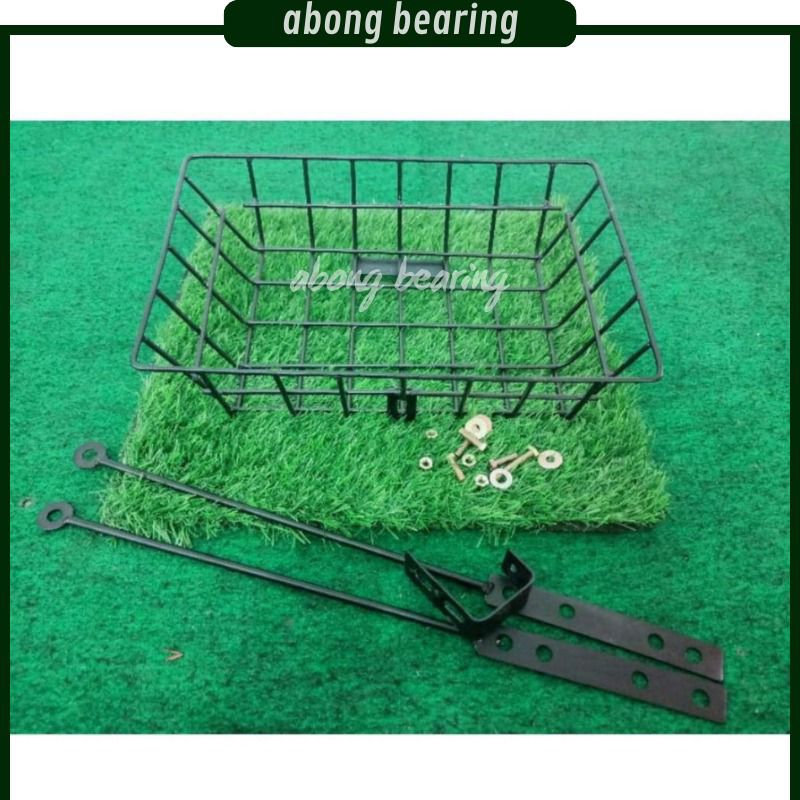 keranjang rak besi sepeda depan sepeda federal commuter universal fullset front rack