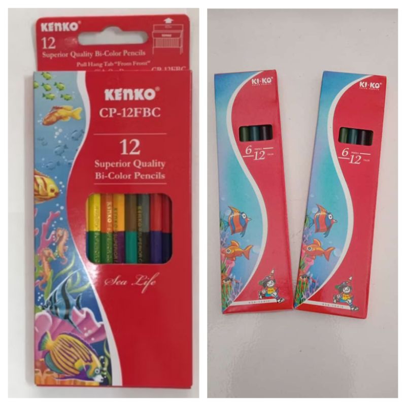 

PENSIL WARNA KENKO 6/12 WARNA panjang