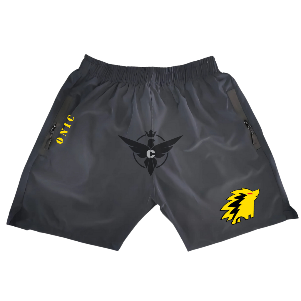 Celana Pria Logo ONIC ESPORTS Bahan Adem dengan Risleting Waterproof & Tali Adjustable – Model Laser