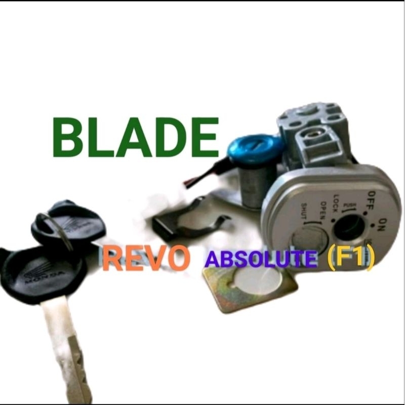 KUNCI MOTOR/KUNCI KONTAK SET ASSY BLADE / REVO ABSOLUTE