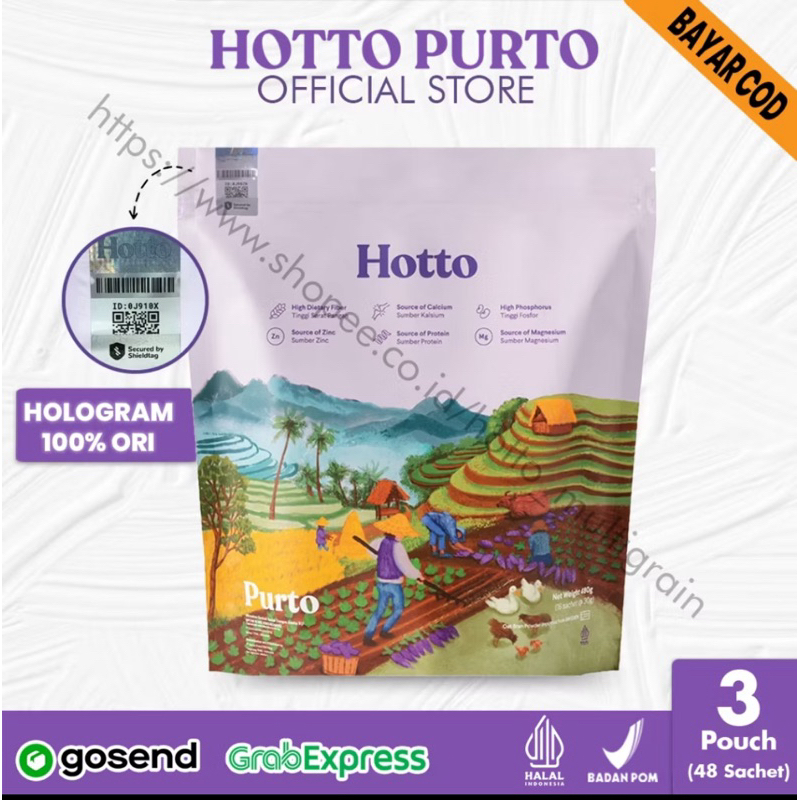 

Hotto Purto 16 Sachet ubi ungu