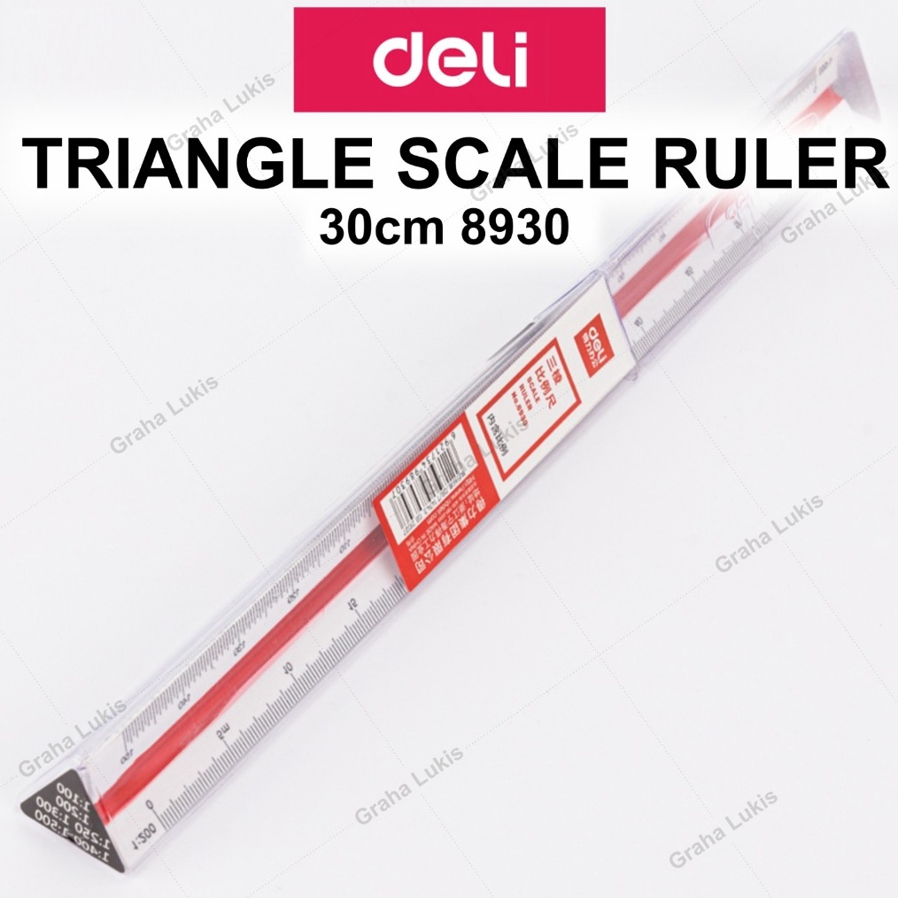 

ART B4I8 DELI Penggaris Segitiga Scale Ruler 3cm 893