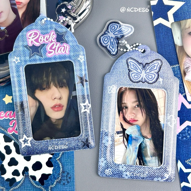 Ready Card Holder PVC Rock star Butterfly | Kpop Photocard Holder PC Txt Aespa Seventeen enhypen