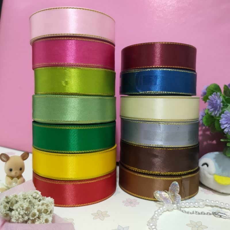 

Pita Satin 1inc List Gold [ 5yard, 10yard, 20yard ]