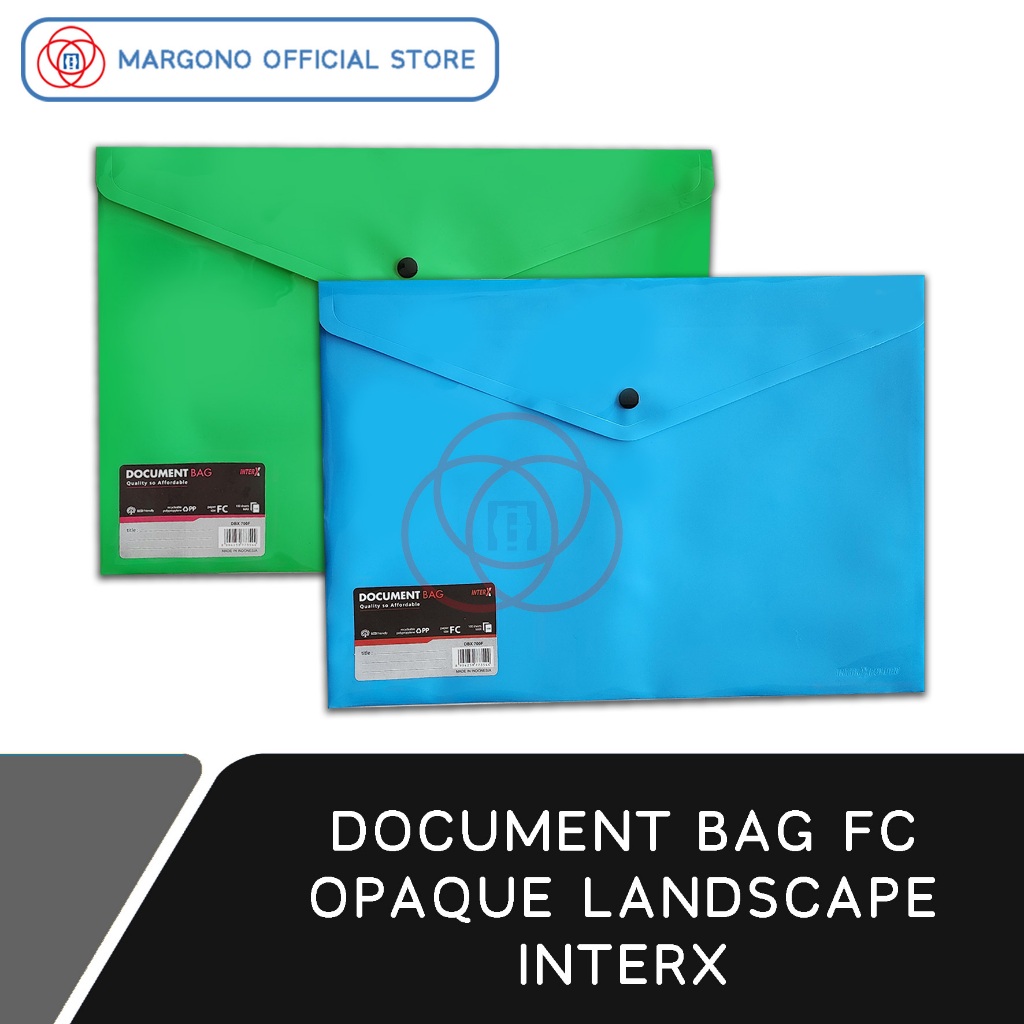 

InterX Folder Document Bag Map Kancing Opaque