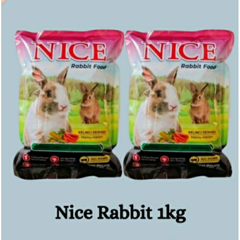 NICE KELINCI PAKAN KELINCI / PELET KELINCI DEWASA NICE SEKILO