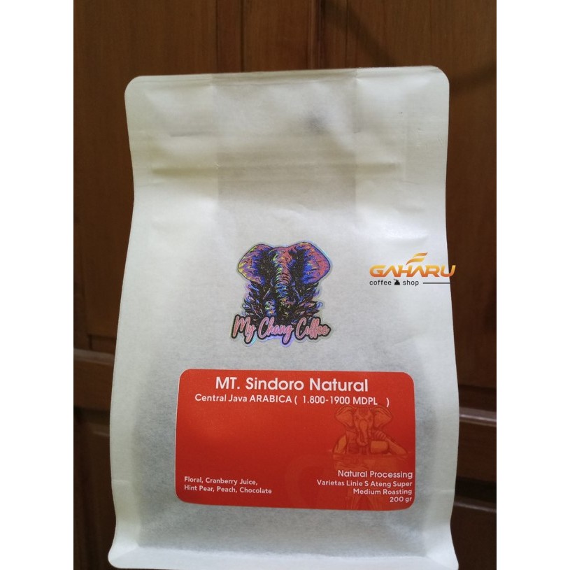 

Biji Kopi Arabika MT Sindoro Natural Proses By My Chang Coffee Free Digilingkan Halus Kasar