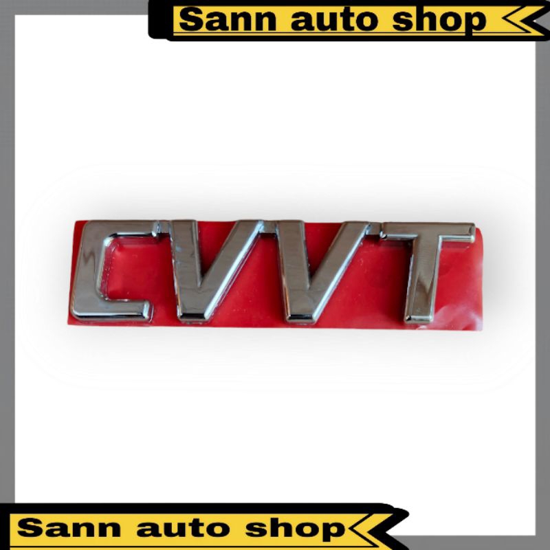 Emblem CVVT Untuk Mobil Hyundai Kia Original / Emblem Tulisan CVVT Chrome Hyundai Kia Original