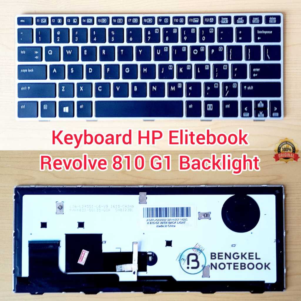 Keyboard HP Elitebook Revolve 810 G1 810 G2 810 G3 Backlight