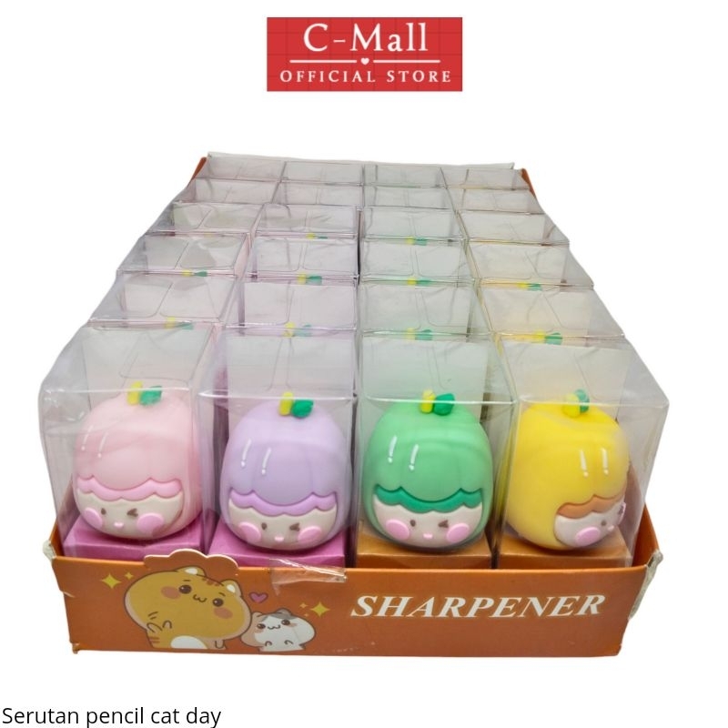 

C-MALL Serutan Pensil Lucu / Rautan Pensil Imut / Manual Pencil Sharpener / Rautan Pensil Bahan Karet
