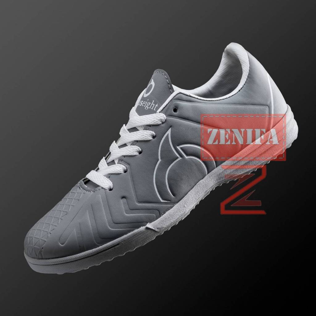 Sepatu Futsal Ortuseight Forte Orochi Fg White Grey l COD Sepatu Bola l Futsal Ortus Forte Original 