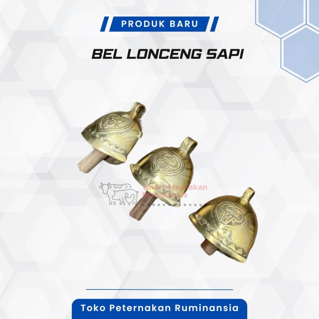 Bel Lonceng Sapi Klontongan Sapi bahan kuningan - lonceng pagar