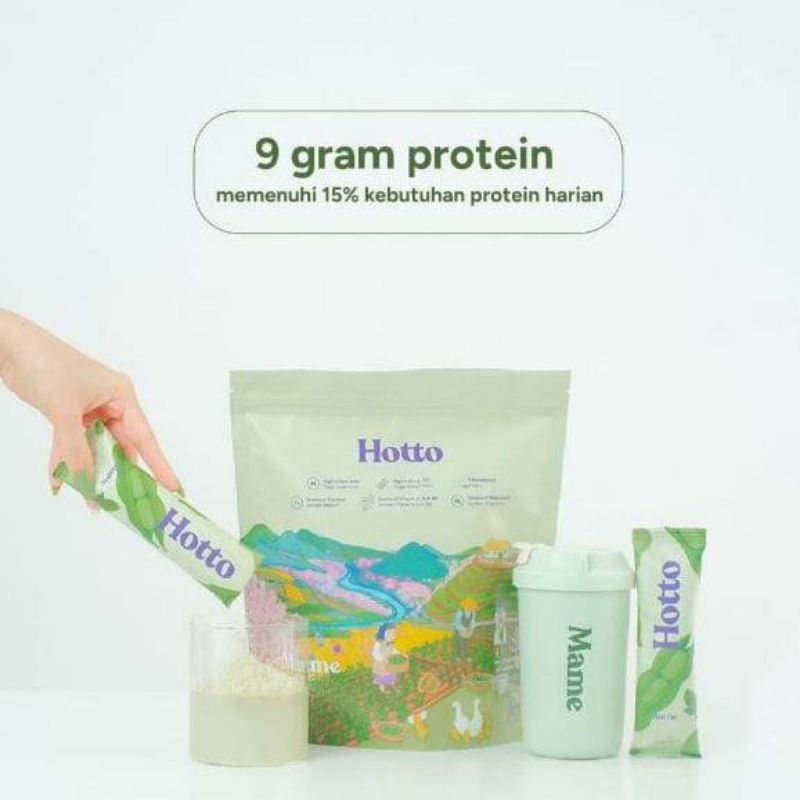 

Hotto Mame Sereal Sarapan Multigrain Oat with Edamame 1 Karton (18 Pouch)