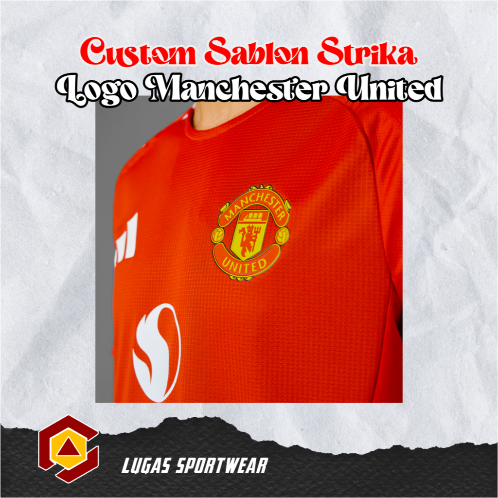 CUSTOM STIKER SABLON LOGO MANCHESTER UNITED | CUSTOM STIKER SABLON