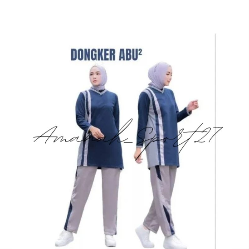 stelan tunik olahraga / stelan cewek / stelan olahraga / tunik / tunik cewek