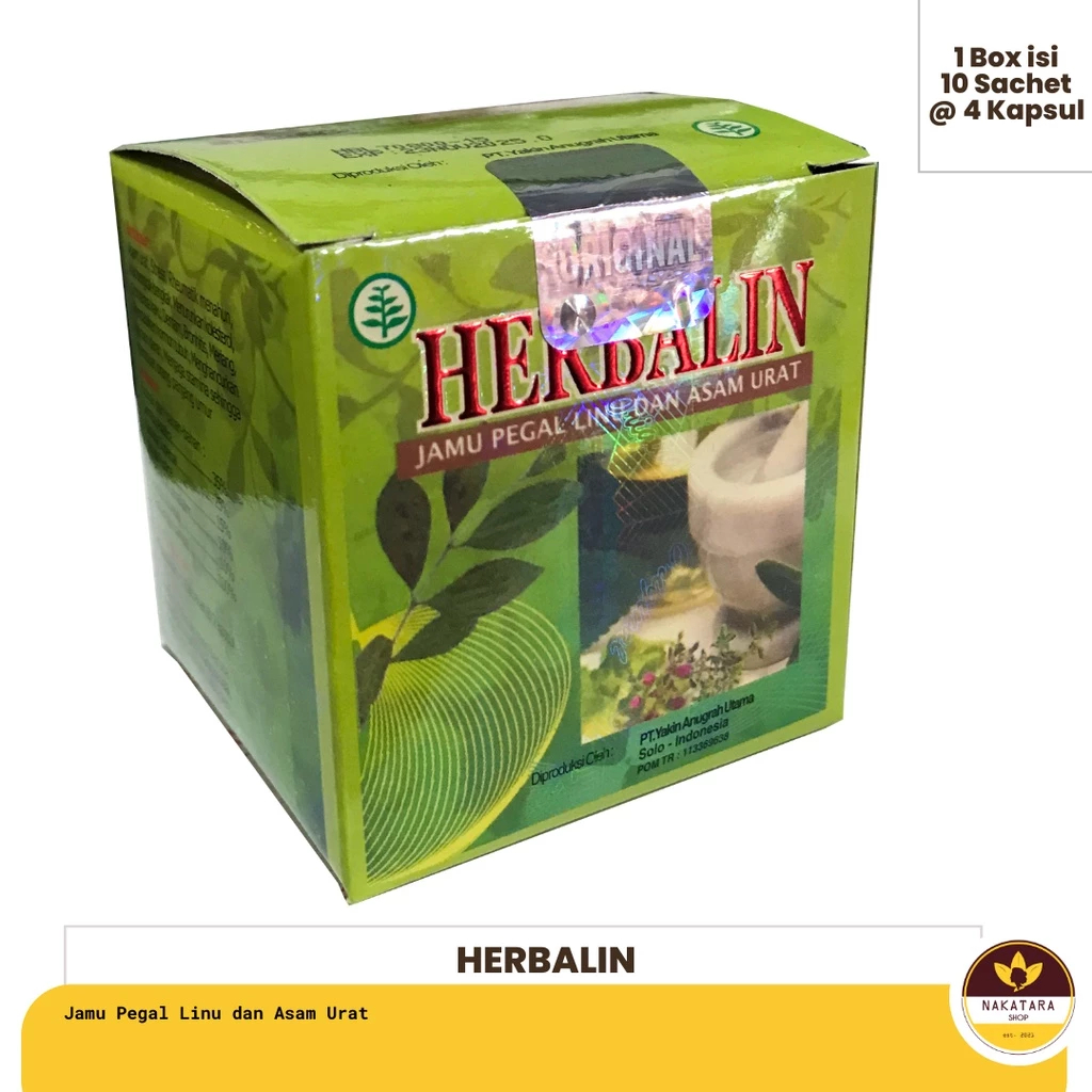 

Kapsul HERBALIN Original Asli isi 10 sachett