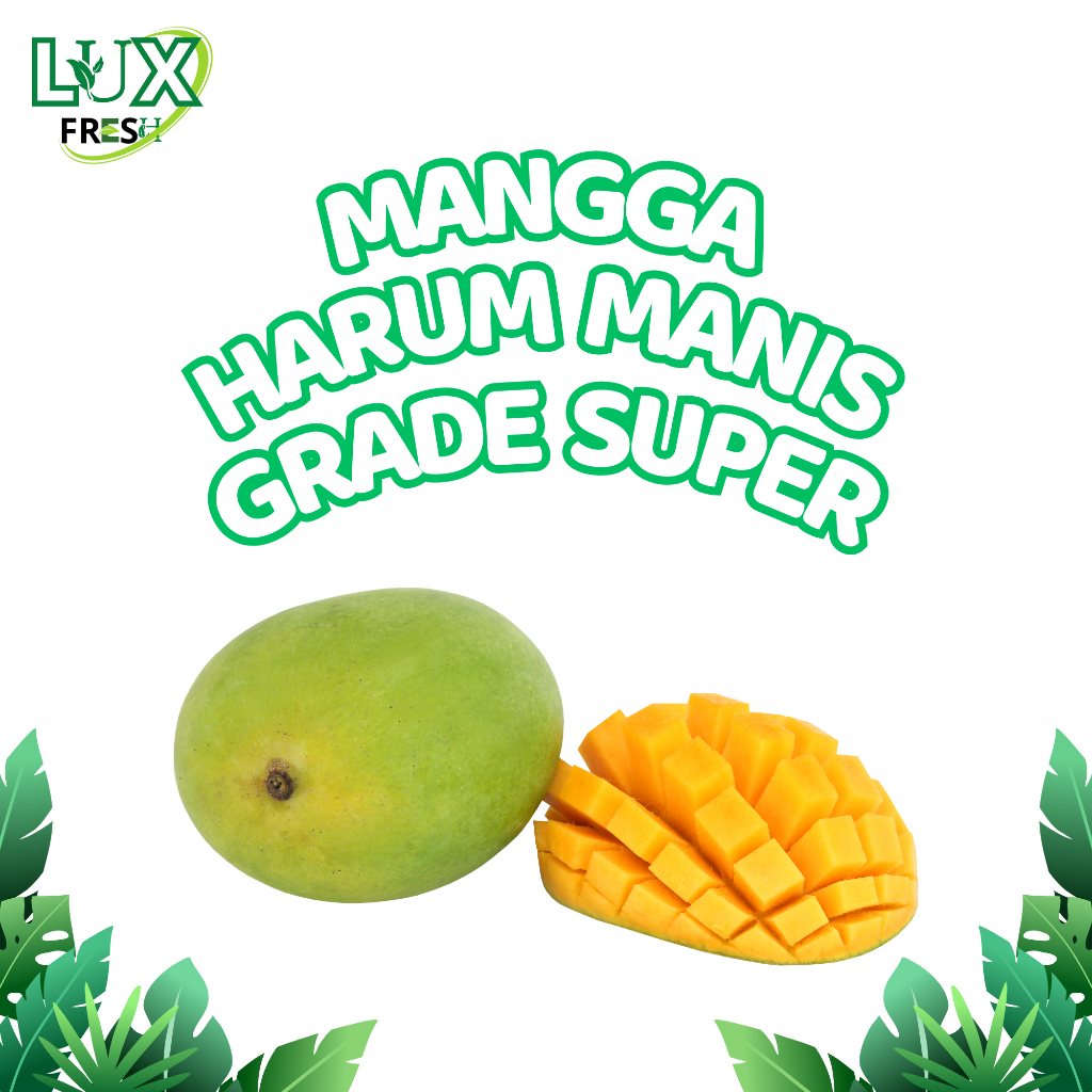 

BUAH MANGGA HARUM MANIS GRADE SUPER 500 GRAM DAN 1 KG SEGAR DAN BERKUALITAS