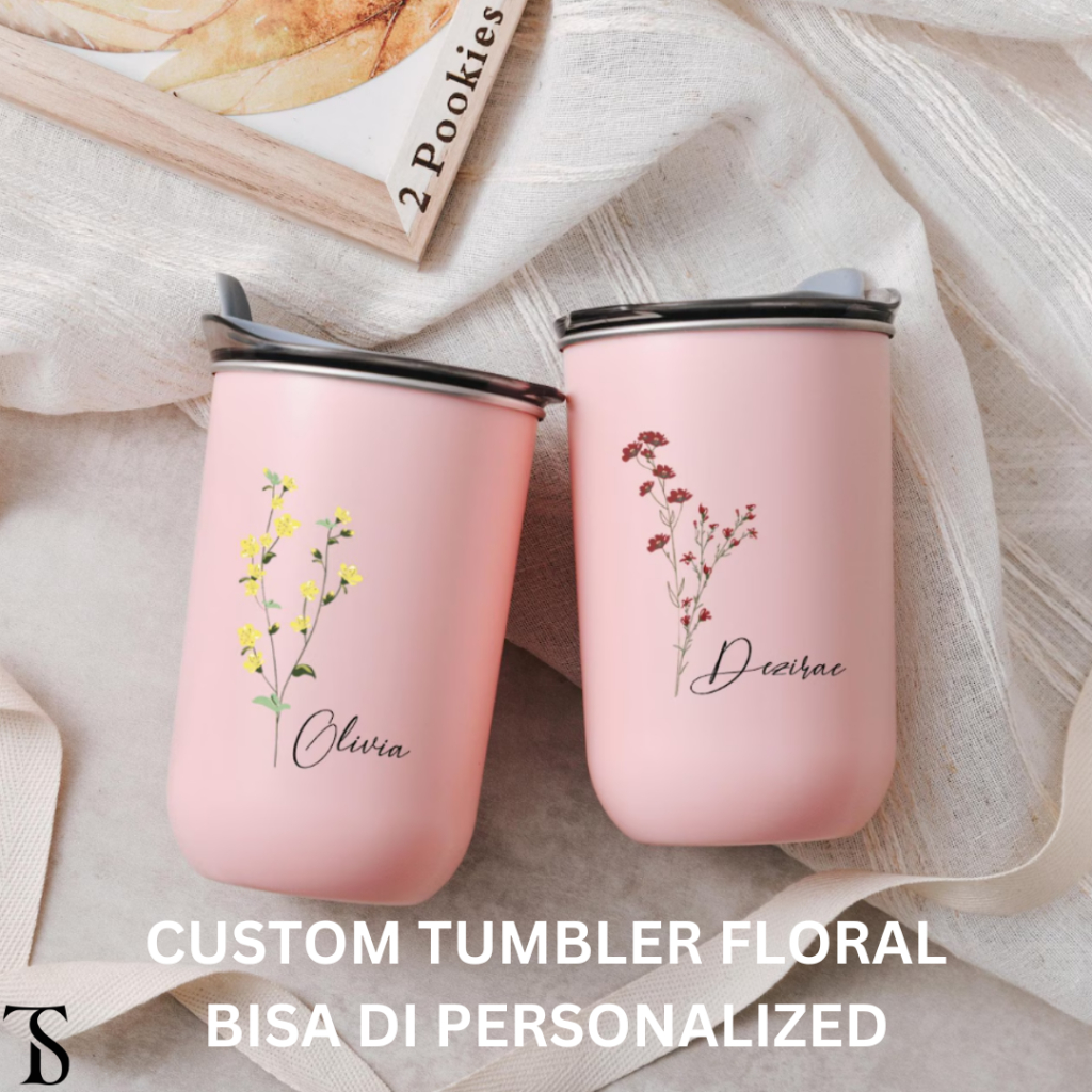 Tumbler Gelas Custom Grafir Nama
