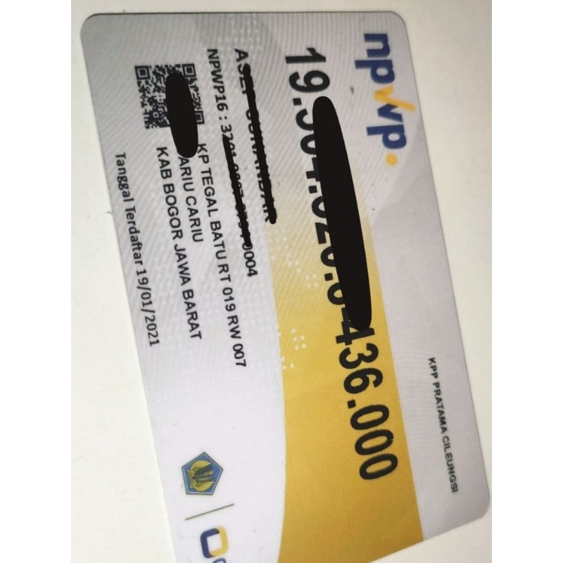 

Kartu id card baru PVC card kartu member