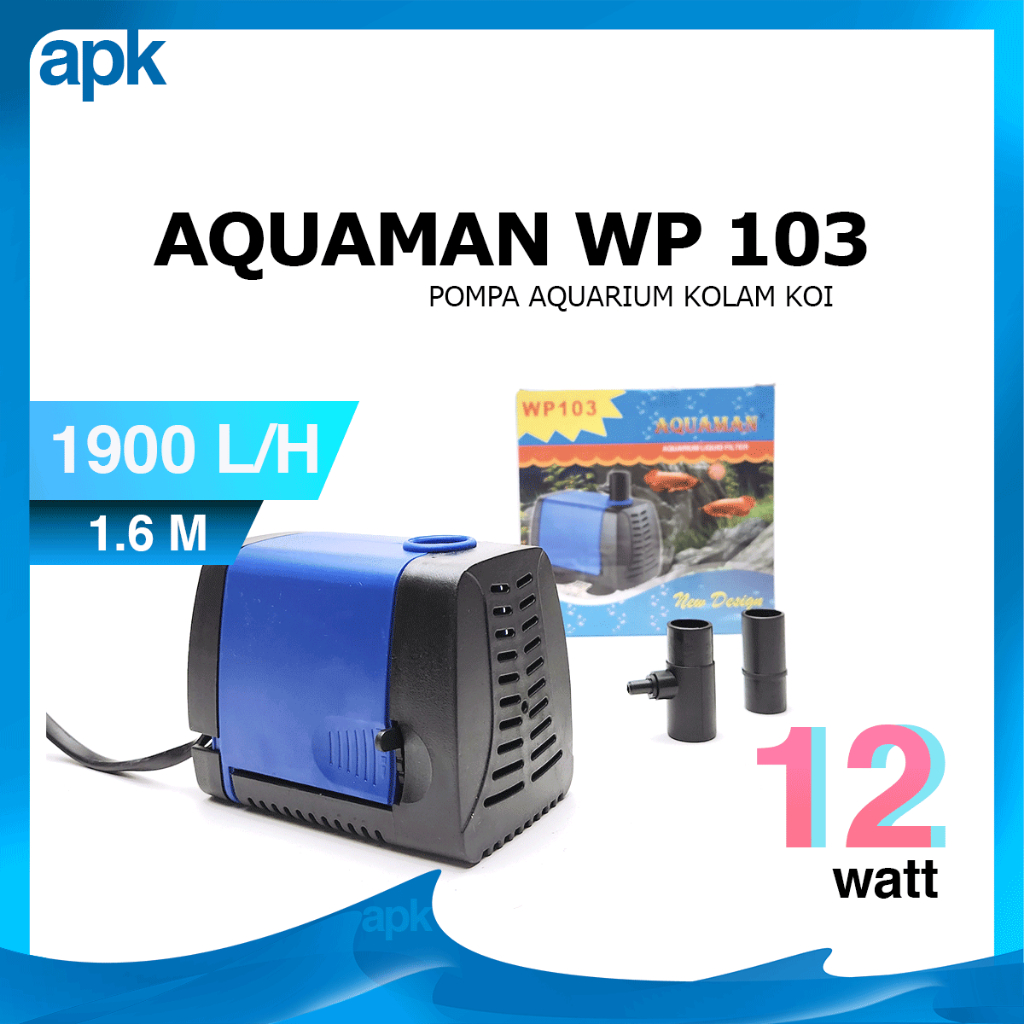 Pompa Aquairum AQUAMAN WP 103 Water Pump Kolam Koi
