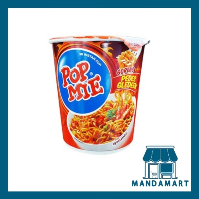 

Pop Mie Instant Cup Goreng Pedas Gledeek Ayam Pedas 75 g - MandaMart