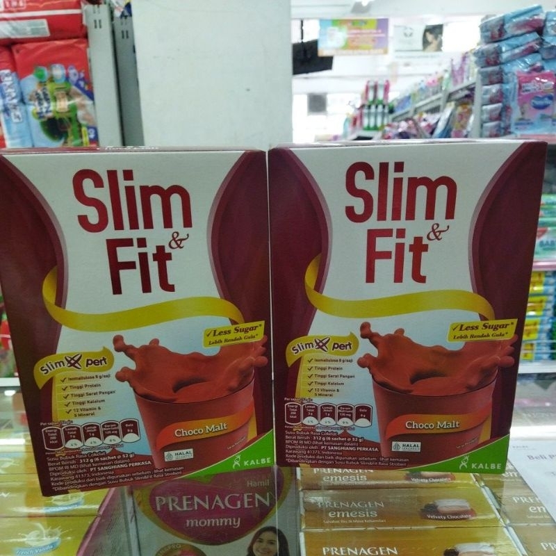 

susu slim and fit , nutrisi untuk program diet
