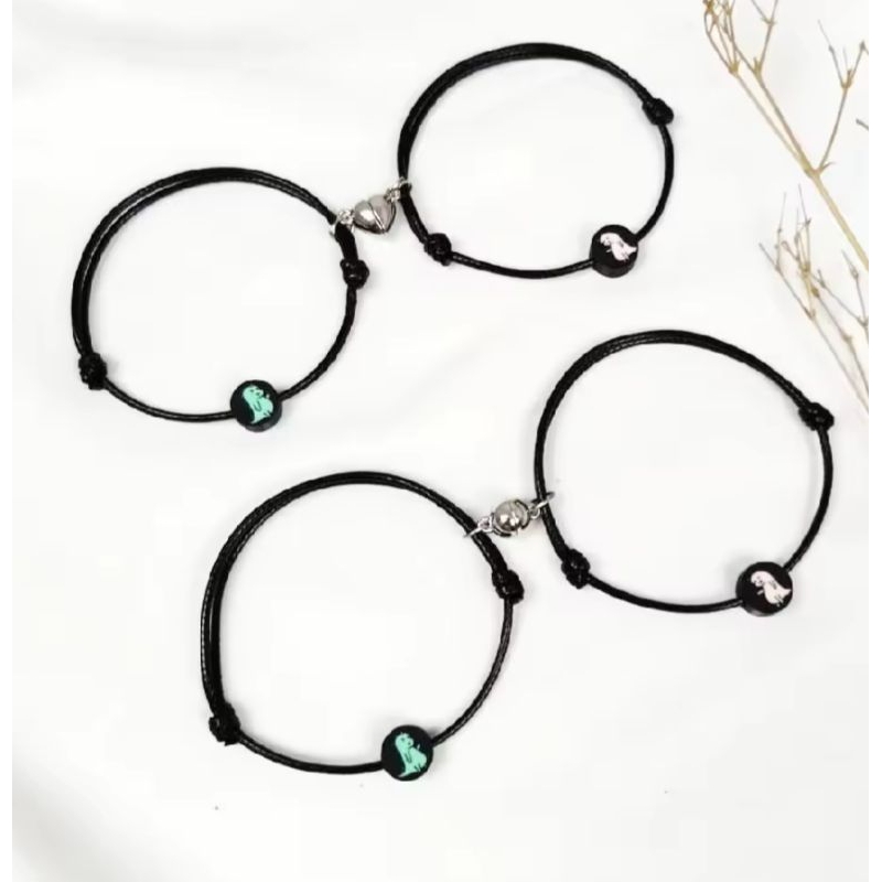 gelang dino couple, gelang couple, gelang dinosaurus magnet